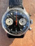 1960s Zodiac Chronograph Reverse Panda Dial Watch