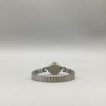 Vintage Women's Cocktail Watch Silver Tone Stretch Band