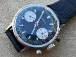 1960s Zodiac Chronograph Reverse Panda Dial Watch