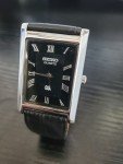 Seiko Vintage Slim Tank Leather Watch for Men