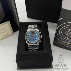 Nivada Grenchen Autochron Blue Ref 77003A45