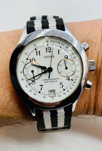 Seconda Vintage Manual Wind Chronograph Watch