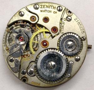 Vintage Zenith Military Watch Movement for Repair