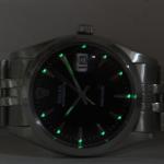 Vintage Rolex Oysterdate Precision Black Dial 34mm Men Steel Watch Ref 6694