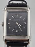 Vtg German Made Jean Muller Reverso Mechanical Dual Dial Flip Case Watch. Runs.