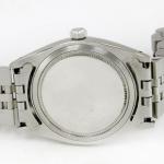 Vintage Rolex Oysterdate Precision Black Dial 34mm Men Steel Watch Ref 6694