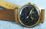 China Gold Pobeda Vintage Men's Military Watch