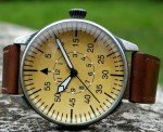 Miltec Aviator Vintage Pilot Watch with Leather Band