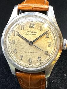 Eterna 1940s Vintage Automatic Military Style Watch