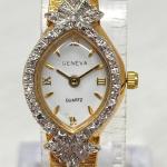 Gold Tone Vintage Inspired Women's Geneva Watch