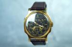 Gold Pobeda Mechanical Watch - Vintage Men's Style