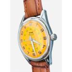HMT Pilot Yellow Mechanical Hand Wind Men's Watch