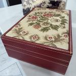 1970s Rolex 69178 Tapestry Watch Box with Marble Print