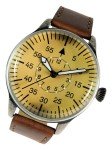 Miltec Aviator Vintage Pilot Watch with Leather Band