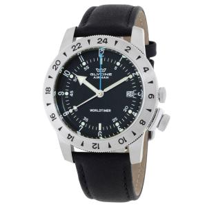 Glycine Airman GMT Black Dial Men's Watch