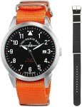 Zeno Basel Pilot Aviator Black Vintage Watch