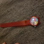 Vintage Mechanical Watch with Airplane Map Dial