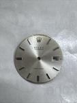 Vintage Rolex Oysterdate 34mm Silver Watch Dial