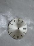 Vintage Rolex Oysterdate 34mm Silver Watch Dial