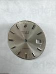 Vintage Rolex Oysterdate 34mm Silver Watch Dial