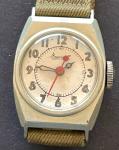 1940s Ingersoll Military Style Watch with Red Hand