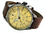 Miltec Aviator Vintage Pilot Watch with Leather Band