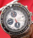 Seiko Flightmaster Panda Vintage Men's Chronograph Watch
