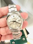 Rolex Date 34mm Men's Vintage Stainless Steel Watch