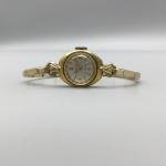 Esscor Vintage Women's Gold Tone Cocktail Watch