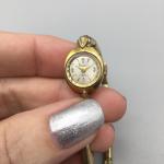 Esscor Vintage Women's Gold Tone Cocktail Watch