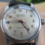 Vintage 1940s GRUEN Veri-Thin Military Watch