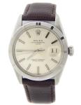 Rolex Date 1501 Vintage Men's Watch with Leather Band