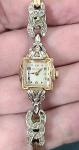 Bulova Vintage Ladies 10k Gold Diamond Watch