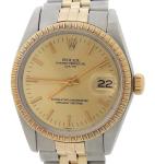 Rolex Date 1505 Two-Tone Gold Stainless Steel Watch