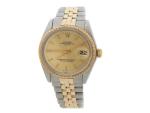 Rolex Date 1505 Two-Tone Gold Stainless Steel Watch