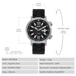 BERNY Men's Automatic Dive Watch - Black Dial
