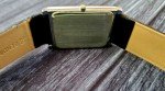 Vintage Men's Tank Dress Watch with Black Leather Band