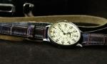 Pobeda Pilot Vintage Military Watch with Leather Strap
