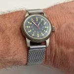 Vintage Military Field Watch Japan Quartz 31mm