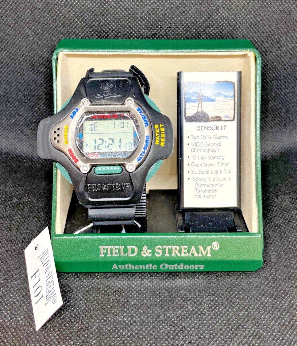 Field & Stream Sensor III Vintage Digital Watch