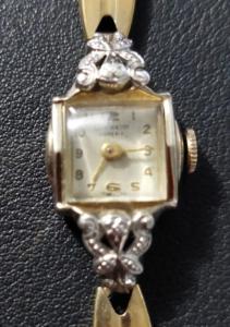 40s Lady Ross Gold Tone Manual Wind Watch