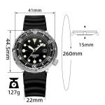 Men's 47.5mm Automatic Dive Watch with Sapphire Crystal