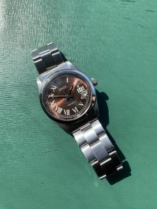 Rolex Oysterdate 6694 Brown Dial Vintage Watch