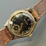 Vintage Bulova Military Watch with Black Dial