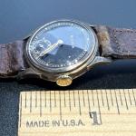 Vintage Bulova Military Watch with Black Dial