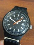 Helbros Vintage 17J Racing Tachymeter Black Dial Watch
