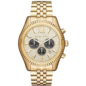 Michael Kors Gold-Tone Lexington Men's Chronograph Watch