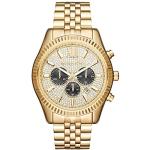Michael Kors Gold-Tone Lexington Men's Chronograph Watch