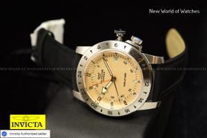 Glycine Airmen Vintage 40mm Ivory Dial Watch