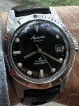 1960s Swiss Aquastar “60” Automatic Dive Watch